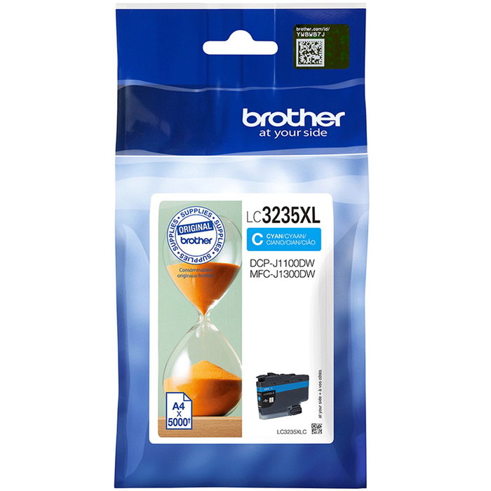 Brother Cartouche d'encre LC3235XLC Cyan XL 5000 pages Brother Cartouche d'encre LC3235XLC Cyan XL 5000 pages