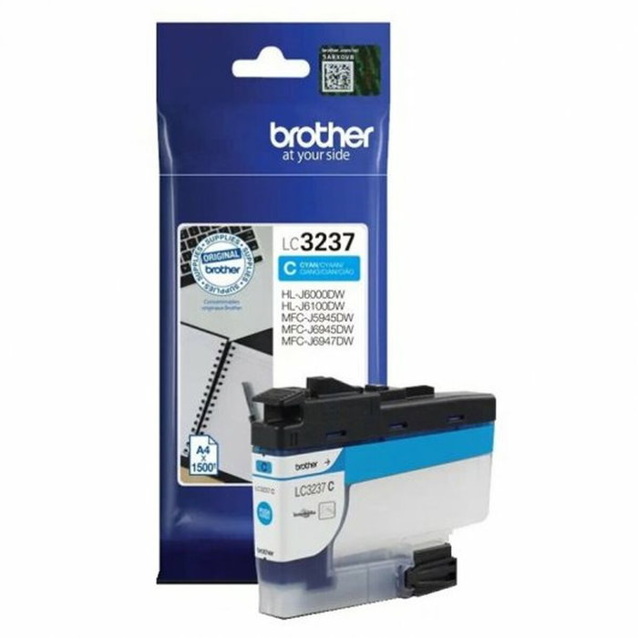 Brother LC-3237C Cartouche d'encre cyan compatible imprimante