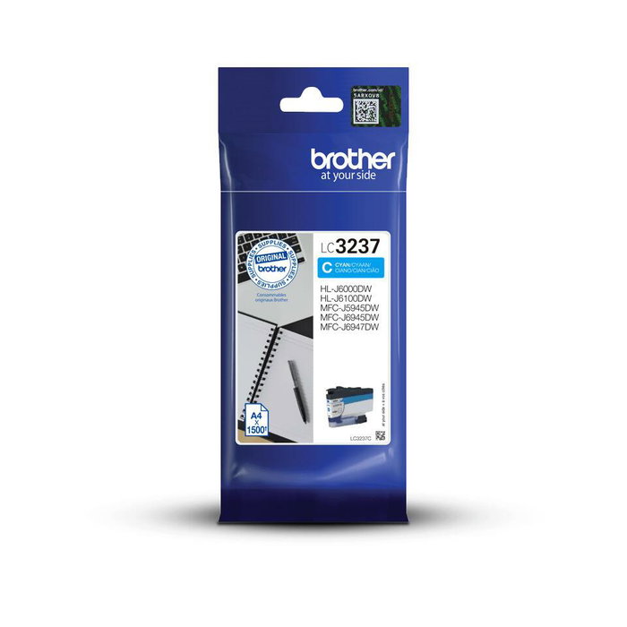 Brother LC3237C Cartouche d'encre Cyan Standard 1500 pages