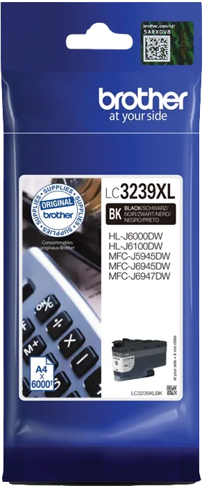 Brother LC3239XLBK Noir Cartouche d'encre Original ~6000 pages Brother LC3239XLBK Noir Cartouche d'encre Original ~6000 pages