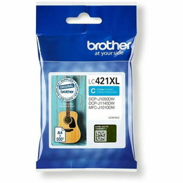 Brother LC-421XLC / LC421XLC - Encre Cyan XL pour imprimante