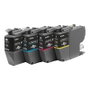 Brother LC421XLVAL Pack de 4 Cartouches d'Encre XL - Noir, Cyan, Magenta, Jaune