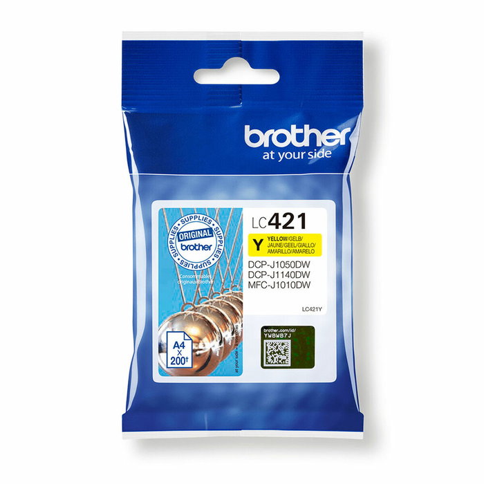 Brother LC421Y Cartouche d'encre Jaune