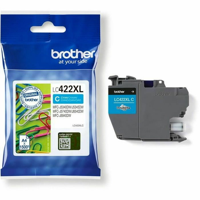 Brother LC422XLC Cartouche d'encre Cyan XL