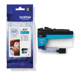 Brother LC-427C / LC427C Cartouche d'encre Cyan pour imprimante - Toner couleur