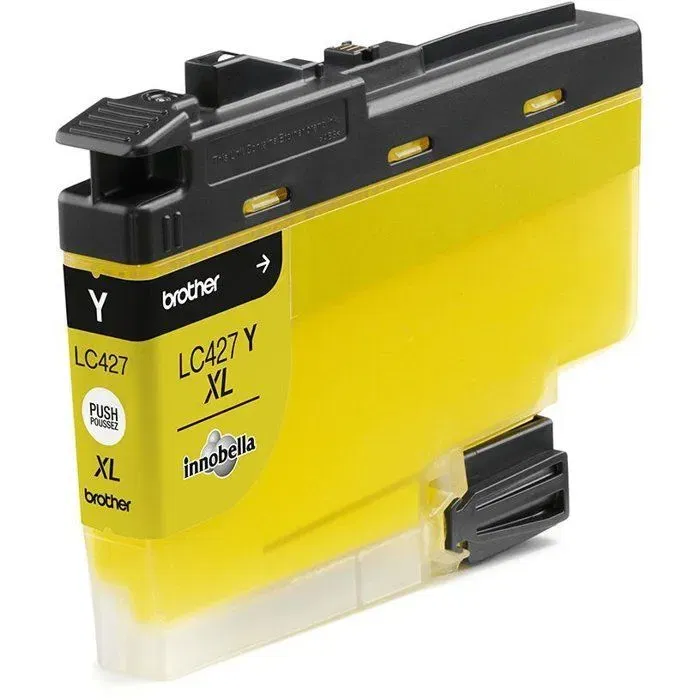 Brother LC427XLY - Cartouche d'encre jaune - Haute capacité 5000 pages - Pour imprimantes MFC-J6955DW, MFC-J6957DW, MFC-J5955DW, HL-J6010DW