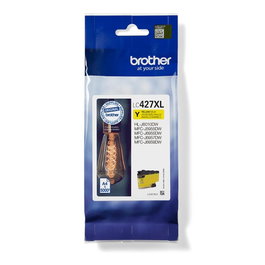Brother LC427XLY Cartouche d'encre jaune haute capacité jusqu'à 5000 pages - Cartouche originale Brother LC427XLY pigm