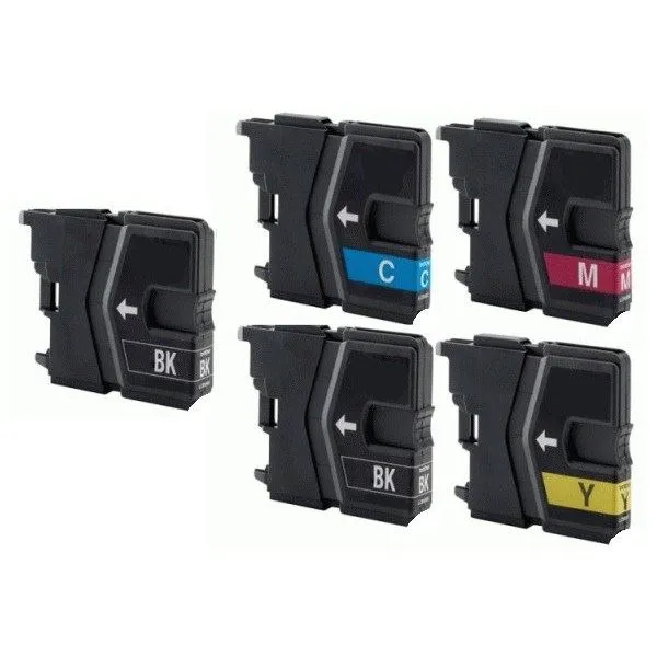 Brother LC985 Pack de 4 cartouches d'encre (Noir, Cyan, Magenta, Jaune) pour imprimantes DCP-J125 / J315W / J515W / MFC-J265W / J415W / J220 Brother LC985 Pack de 4 cartouches d'encre (Noir, Cyan, Magenta, Jaune) pour imprimantes DCP-J125 / J315W / J515W / MFC-J265W / J415W / J220