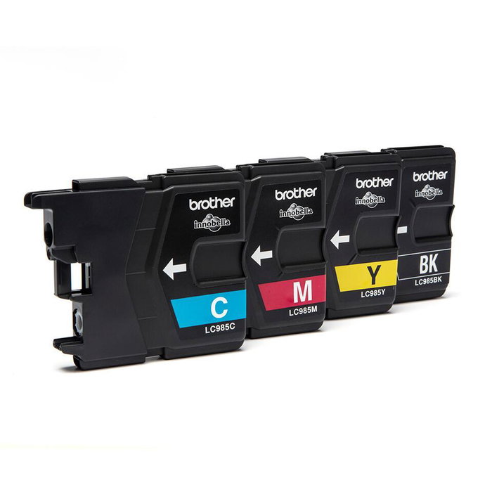Brother LC985VALBP Multipack de 4 Cartouches d'Encre (BK/C/M/Y)平衡 Brother LC985VALBP Multipack de 4 Cartouches d'Encre (BK/C/M/Y)平衡