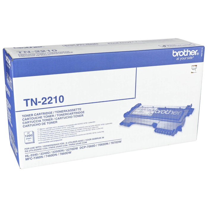 Brother TN-2210 Toner Noir - 1200 Pages Brother TN-2210 Toner Noir - 1200 Pages