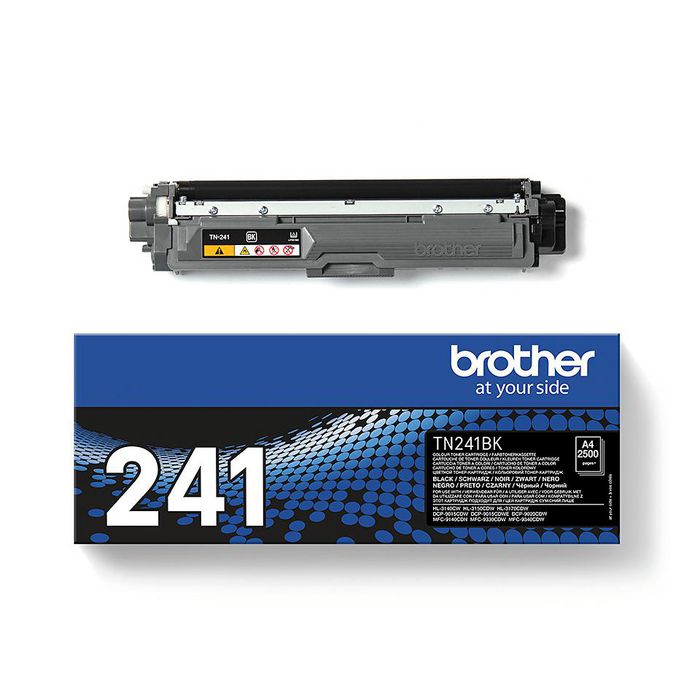 Brother Cartouche de toner noir TN-241BK originale - Compatible avec les imprimantes Brother - Impression jusqu'à 2500 pages