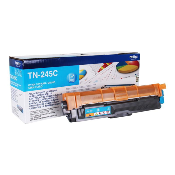 Brother TN245C - Cartouche TN-245 Cyan 2200 pages - Imprimante Laser