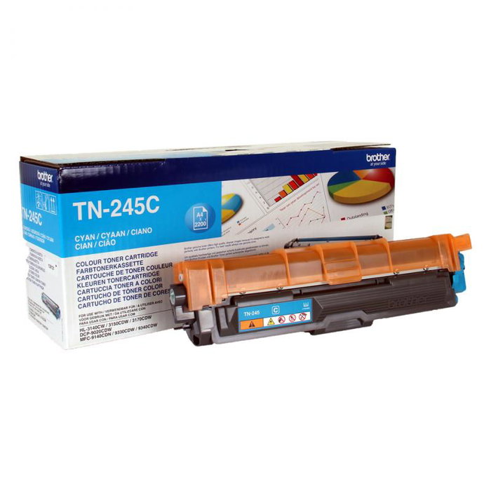 Brother TN245C - Cartouche TN-245 Cyan 2200 pages - Imprimante Laser