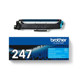 Brother TN247C - Toner cyan haute capacité (2300 pages) pour impressions couleur professionnelles