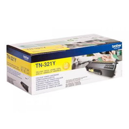 Brother TN-321Y - Cartouche de toner jaune TN321 1,5k pages - Compatible imprimantes Brother
