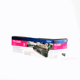 Brother TN-326M Toner Magenta Haute Capacité XL - Compatible avec les imprimantes Brother séries HL-L2350DW, HL-L2370DW, HL-L2375DW, MFC-L2710DW, MFC-L2730DW