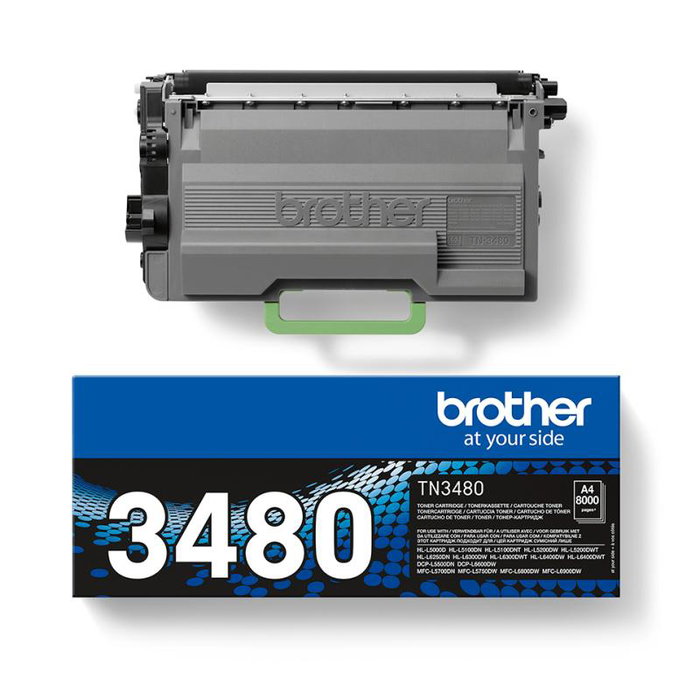 Brother Cartouche TN-3480 TN3480 pour imprimante laser, compatible avec OEN TN3480