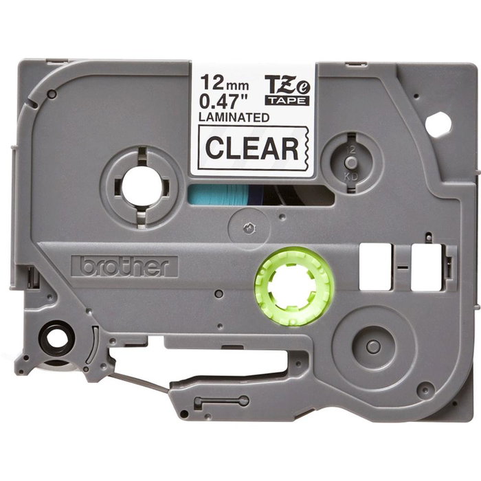 Brother Ruban pour étiqueteuse TZe-131 transparent, 12 mm, 8 m