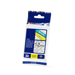 Brother TZE-131 / TZE131 Ruban d'étiqueteuse, noir sur transparent