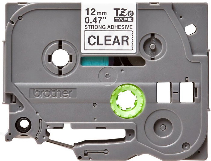 Brother Ruban pour étiqueteuse TZe-131 transparent, 12 mm, 8 m