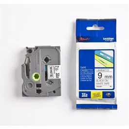 Brother Ruban TZE-221 pour étiqueteuse P-TOUCH - Noir sur blanc - 9mm