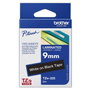 Brother TZe-325 Ruban pour étiqueteuse 9 mm noir sur blanc