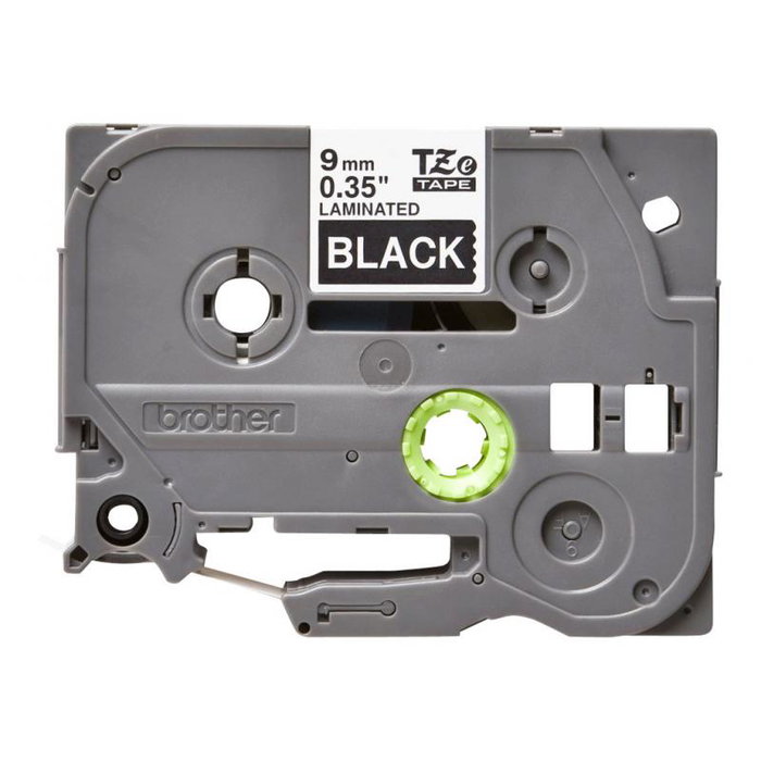 Brother TZe-325 Ruban laminé 9 mm x 8 m, Noir sur blanc