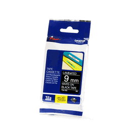 Brother TZE-325 / TZE325 Ruban pour étiqueteuse, texte blanc sur fond noir