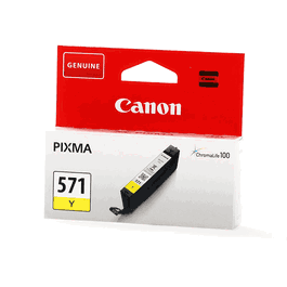 Canon Cartouche d'encre CLI-571Y / 0388C001 Jaune pour imprimante