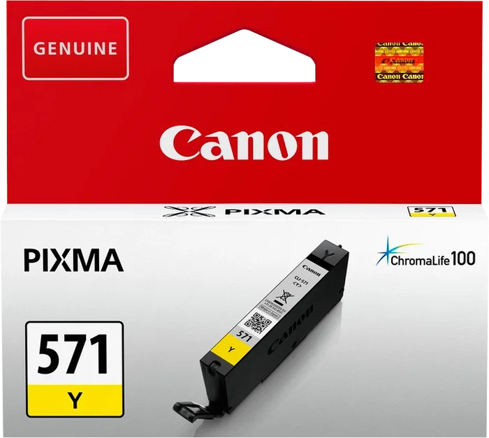 Canon CLI-571Y Cartouche d'encre Jaune (0388C001) pour imprimante PIXMA Canon CLI-571Y Cartouche d'encre Jaune (0388C001) pour imprimante PIXMA