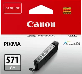 Canon CLI-571gy Gris Cartouche d'encre (0389C001)