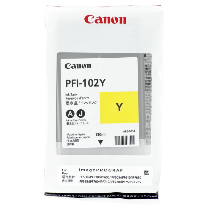 Canon PFI-102 Jaune 130 ml