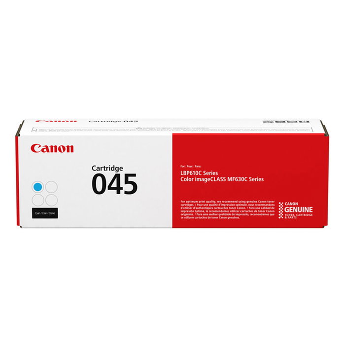 Canon Cartouche de toner 045 Cyan 1241C002 Canon Cartouche de toner 045 Cyan 1241C002