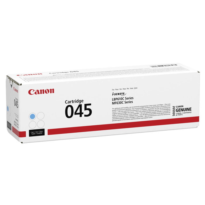 Canon Cartouche de toner 045 Cyan 1241C002 Canon Cartouche de toner 045 Cyan 1241C002