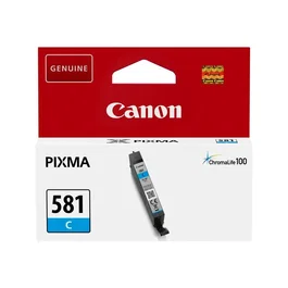 Canon CLI-581C - Cartouche d'encre Cyan - Compatible PIXMA TR/TS série - 5,6 ml - Rendement 259 pages