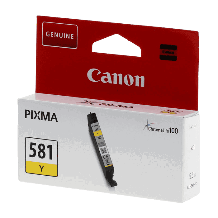 Canon CLI-581Y Cartouche d'encre Jaune Canon CLI-581Y Cartouche d'encre Jaune