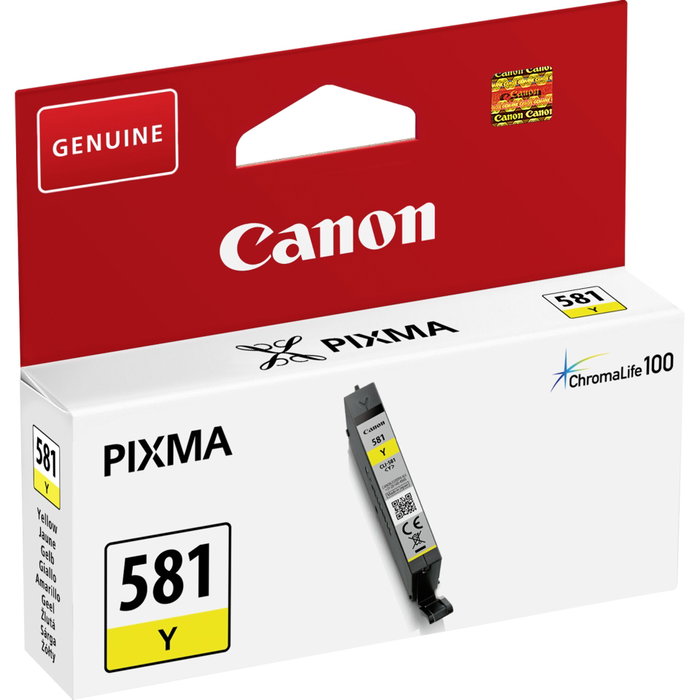 Canon CLI-581Y Cartouche d'encre Jaune Canon CLI-581Y Cartouche d'encre Jaune