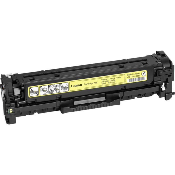Canon Cartouche de toner 718Y Jaune Originale pour i-SENSYS LBP7200Cdn et série MF8300