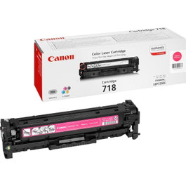 Canon Cartouche de toner 718M Magenta (2900 pages)