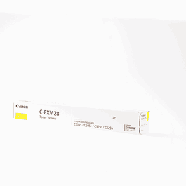 Canon Toner C-EXV28 / 2801B002 Jaune - Cartouche de toner jaune pour imprimante Canon, référence 2801B002/2801B002AA