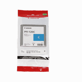 Canon PFI-120C / 2886C001 Cartouche d'encre Cyan pour imprimante à sublimation