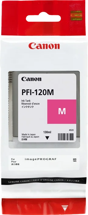 Canon PFI-120m 2887C001 Cartouche d'encre magenta 130ml Canon PFI-120m 2887C001 Cartouche d'encre magenta 130ml