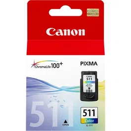 Canon Cartouche d'encre CL-511 Couleur - Encre à base de colorants pour imprimantes PIXMA et MAXIFY (iP2700, MP230, MX320, etc.) - Couleurs éclatantes