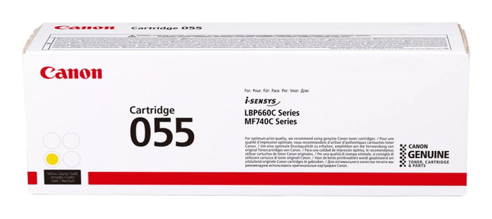 Canon Cartouche de toner 055 Jaune (3013C002)