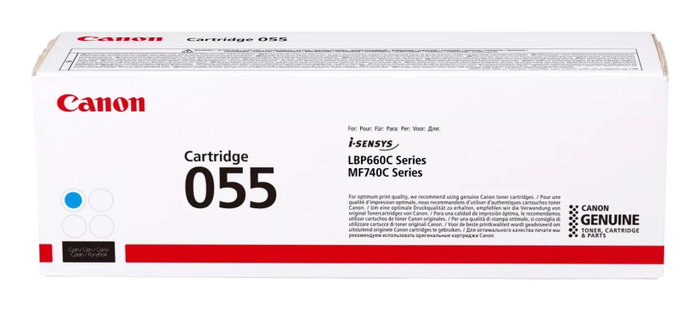 Canon Cartouche de toner 055 Cyan 3015C002 Canon Cartouche de toner 055 Cyan 3015C002