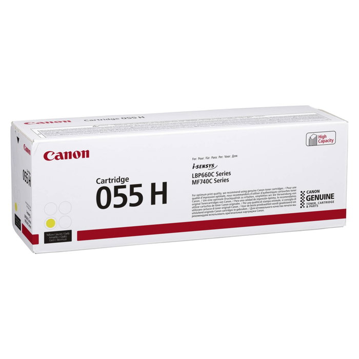 Canon Cartouche de toner 055H Jaune XL (3017C002)