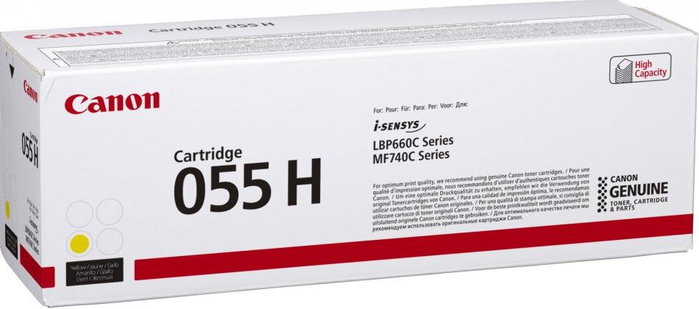 Canon Cartouche de toner 055H Jaune XL (3017C002)