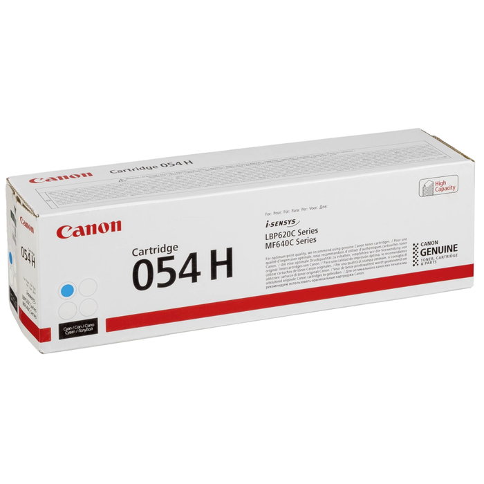 Canon Toner 054H Cyan XL, 2300 pages