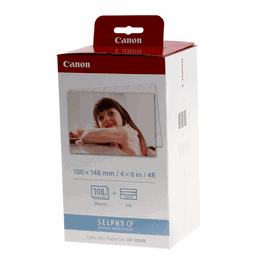 Canon 3115B001 Papier photo premium glossy haute brillance KP-108IN pour imprimantes à sublimation et jet d'encre