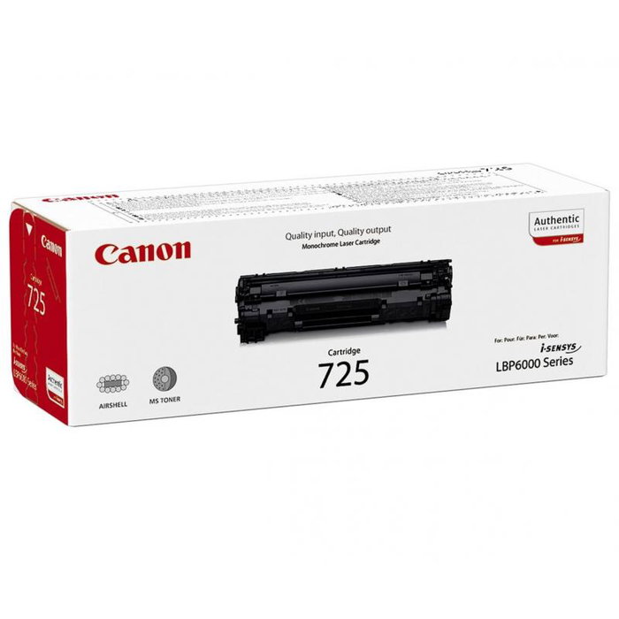 Canon 3484B002 - Cartouche d'encre 725 pour imprimantes Canon - Cartouche OEM